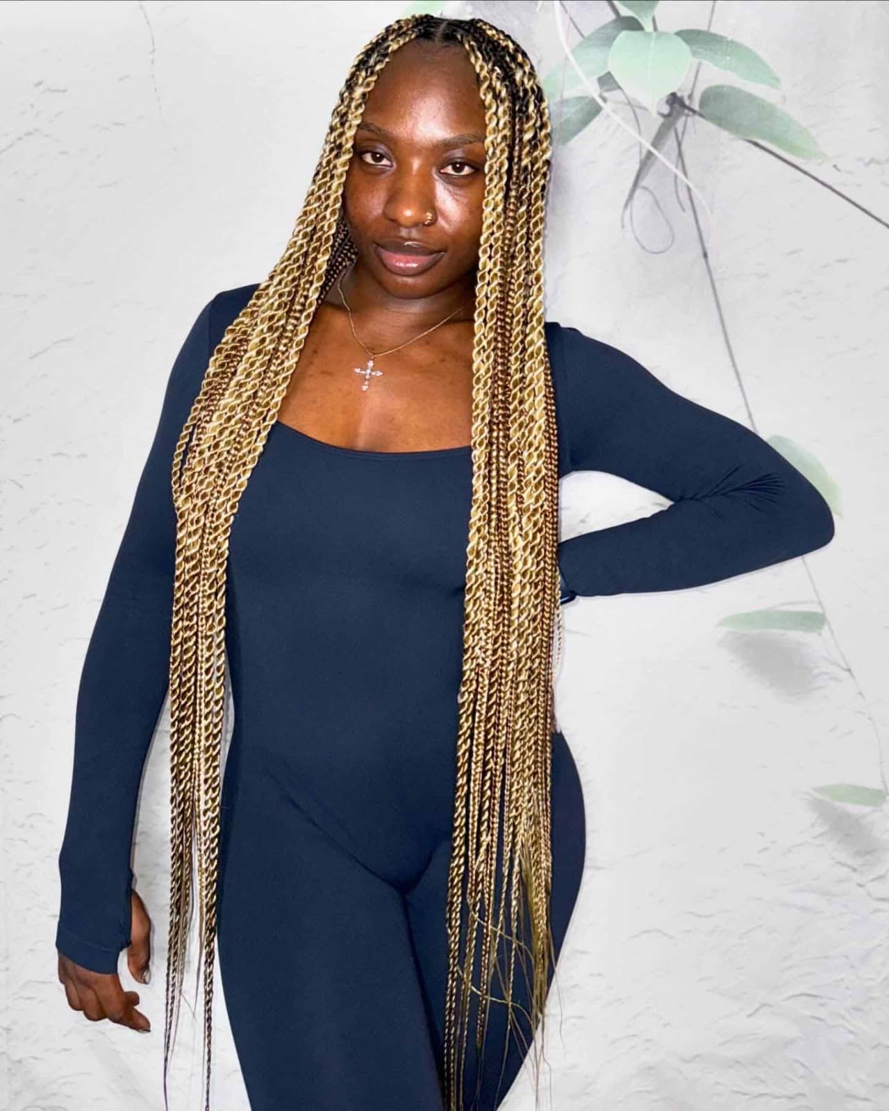 Knotless Braids hairstyle by TeebraidingZone
